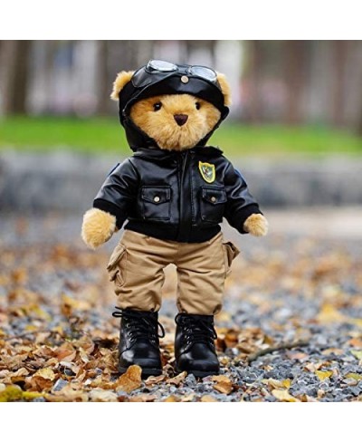 15" 38cm Teddy Bears Pilot Movable Stuffed Doll Gift Plush Toy (15") $81.40 - Stuffed Animals & Teddy Bears