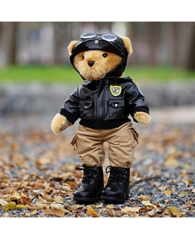 15" 38cm Teddy Bears Pilot Movable Stuffed Doll Gift Plush Toy (15") $81.40 - Stuffed Animals & Teddy Bears