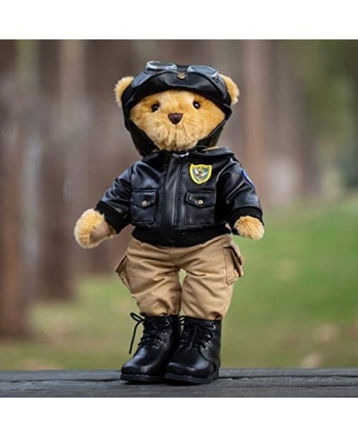 15" 38cm Teddy Bears Pilot Movable Stuffed Doll Gift Plush Toy (15") $81.40 - Stuffed Animals & Teddy Bears