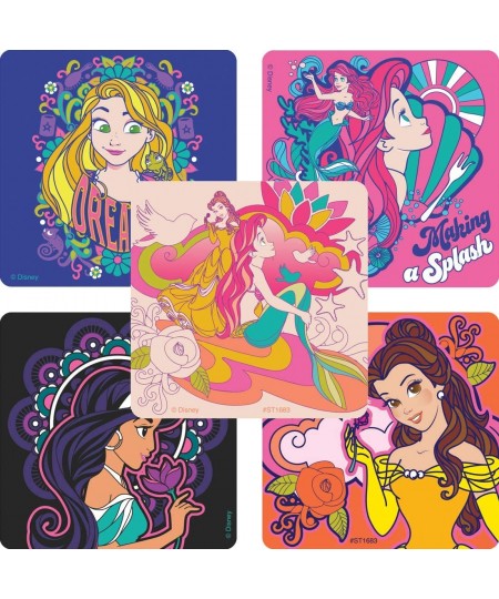 Disney Princess Stained Glass Stickers - Toys and Giveaways - 100 per Pack $23.68 - Kids' Stickers