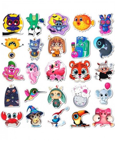 50pcs Cute Cartoon Animal Stickers for Kids Big Eyes Animal Stickers Pack for Water Bottle Laptop Phone Case Decor - Kids Fri...