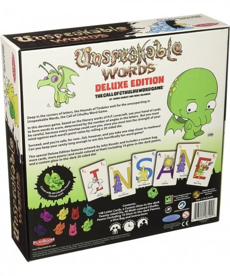 Unspeakable Words Deluxe Edition The Call of Cthulhu Word Card Game $36.81 - Card Games