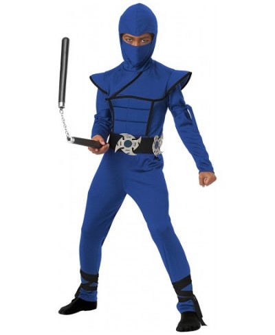 Child Blue Stealth Ninja Costume $30.64 - Kids' Costumes