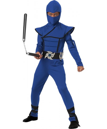 Child Blue Stealth Ninja Costume $30.64 - Kids' Costumes