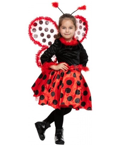 Halloween Ladybug Girl Costume Fancy dress with wings for Themed Parties Cosplay Dress Up Party $40.75 - Kids' Costumes