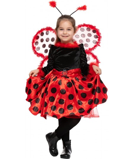 Halloween Ladybug Girl Costume Fancy dress with wings for Themed Parties Cosplay Dress Up Party $40.75 - Kids' Costumes