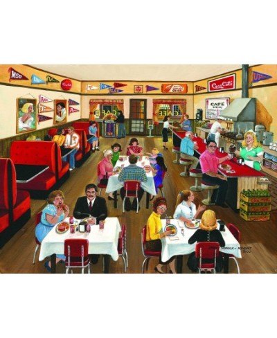 Downtown Cafe 300 pc Jigsaw Puzzle $32.14 - Jigsaw Puzzles