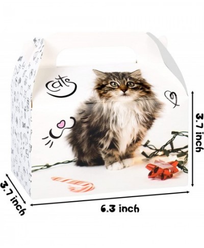 Cat Party Favor Treat Box Cat Theme Party Goody Gift Boxes for Kids Cute Meow Kitty Cat Birthday Party Baby Shower Supplies $...