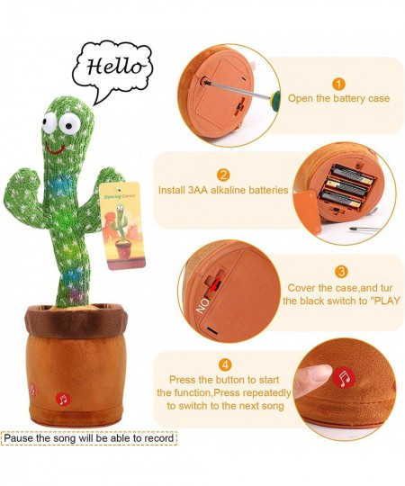 Cactus Dancing Repeat Cactus Toy Repeat What You Say Repeating Dancing Cactus Singing Cactus Toy with Repeat+Recording+Sing+D...