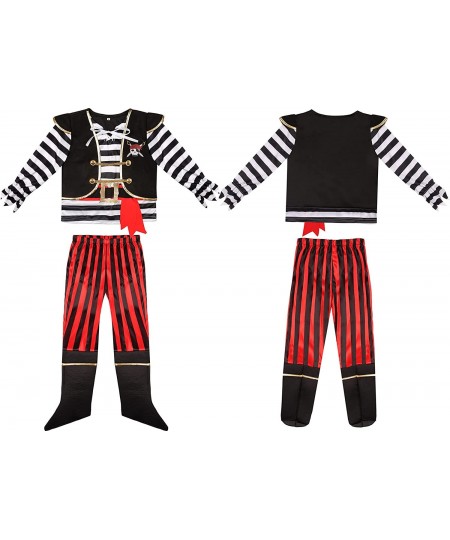 Boys Pirate Costume Kids Halloween Pirate Costume with Accessories $42.69 - Kids' Costumes