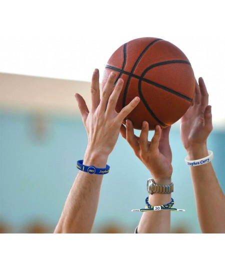 Adjustable Bracelet Basketball Silicone-Bracelet Wristband Basketball Star Hand Knitted Wristbands for Sports Themed Basketba...