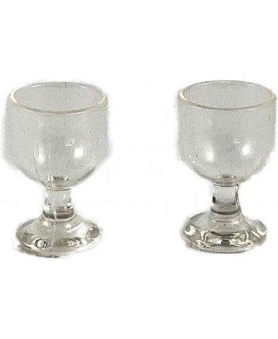 Dolls House 2 Empty Stem Wine Glasses Miniature Bar Dining Room Accessory 1:12 $17.89 - Dollhouse Accessories