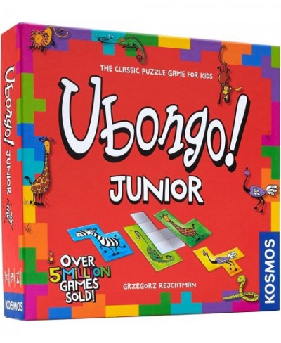 | Ubongo Junior - Sprint to Solve The Puzzle | Family Friendly Board Game Great for Kids | Highly Re-Playable | Quality Compo...