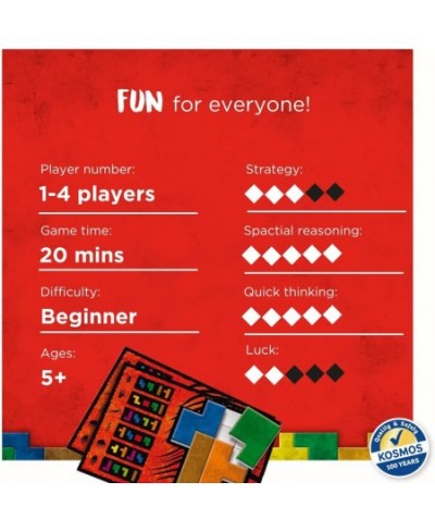 | Ubongo Junior - Sprint to Solve The Puzzle | Family Friendly Board Game Great for Kids | Highly Re-Playable | Quality Compo...