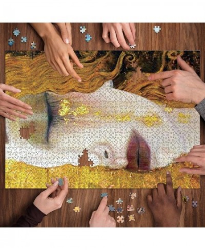 Jigsaw Puzzles 1000 Pieces for Adults Gustav Klimt Golden Tears Intellective Educational Puzzle Thick Sturdy Cardboard 20"x27...