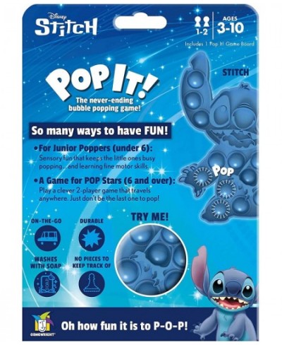 Pop It! Buffalo Games Disney - Stitch - Officially Licensed $18.53 - Fidget Toys