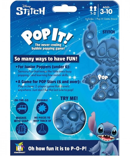 Pop It! Buffalo Games Disney - Stitch - Officially Licensed $18.53 - Fidget Toys