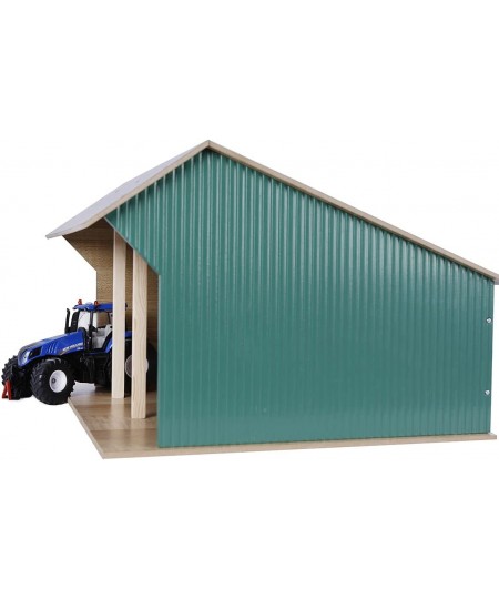 610193 1:32 (for up to 3 Vehicles Tractors Trailers Hinged Roof Wooden Shed for Farm Dimensions 45 x 38 x 27 cm) $131.41 - Bu...