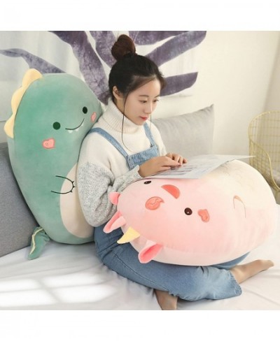 Dinosaur Plush Hugging Pillow Cute Stuffed Animal Plush Toy Throw Pillow Soft Cartoon Plushie Sleeping Pillow for Kids(Dinosa...