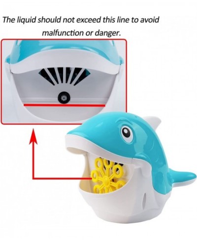 Automatic Bubble Machine for Kids Battery Operated Dolphin Bubble Blower with 30ml Bubble Concentrated Solution Electric Bubb...