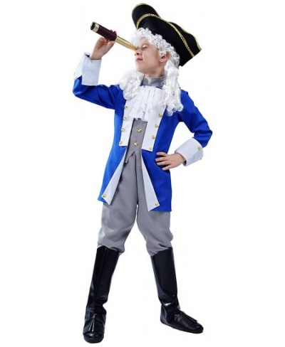 Colonial Patriot Costume With Hat And Wig $59.04 - Kids' Costumes