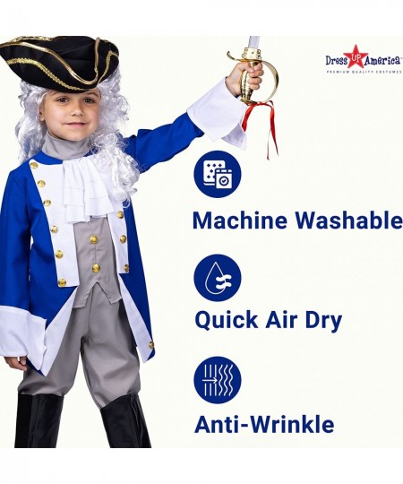 Colonial Patriot Costume With Hat And Wig $59.04 - Kids' Costumes