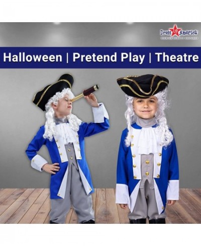 Colonial Patriot Costume With Hat And Wig $59.04 - Kids' Costumes