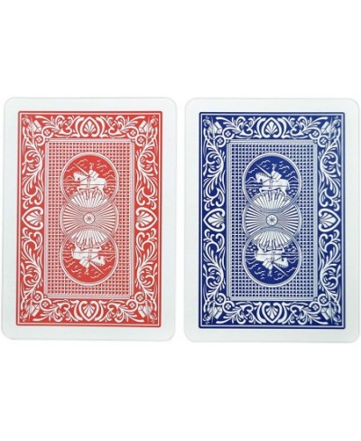 Magnum Design 100% Plastic Playing Cards Poker Size Magnum Index Red/Blue Double Deck Set $32.94 - Card Games