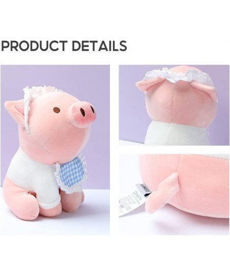 9'' Sitting Piglet Plush Kawaii Body Pillow Pig Cute Stuffed Animals Soft Plushies Piglet Plush Throw Pillow Doll Plush Toys ...