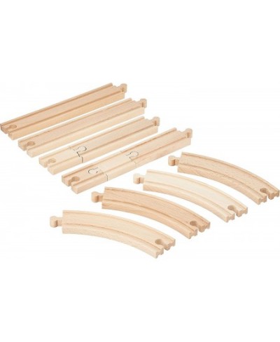 World - 33401 Beginner's Expansion Pack | 11 Piece Wooden Train Tracks for Kids Ages 3 and Up $33.69 - Buildings & Scenery fo...