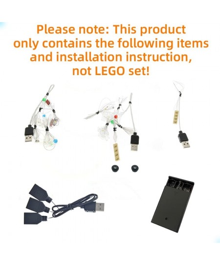 LED Light Kit Compatible with Lego The Friends Apartments - Lighting Set for Creator 10292 Building Model (Lego Set Not Inclu...