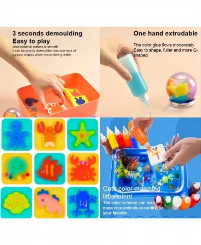 Magic Water ELF 2022 New Creative 3D Magic Gels Water Animal Beads Kit DIY Fun Puzzle Handmade Water Beads Elves Toy DIY Sea ...