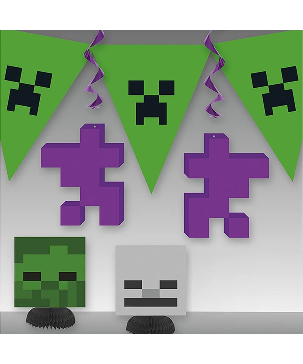 Decorating Kit | Minecraft Party | 5 Pcs 96" X 11" Multicolor $13.15 - Kids' Party Decorations