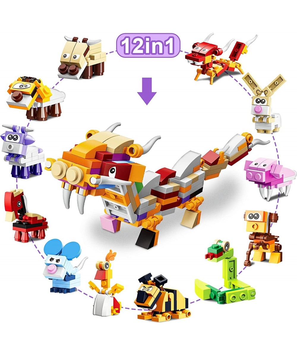 Easter Basket Stuffers for Kids 6 in 1 Transform Stem Toy 12 Vehicle Car Building Blocks Toys + 12 Easter Jumbo Surprise Eggs...