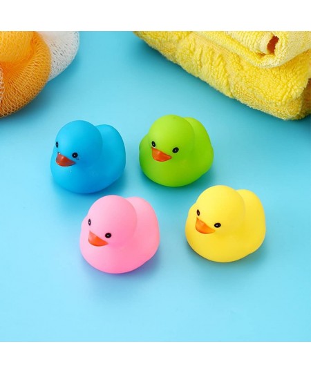 Bath Duck Toys 15 PCS Colorful Mini Rubber Ducks Squeak and Float Duckies Baby Shower Toy Party Decoration for Toddlers Boys ...