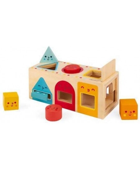 Geometric Shapes 6 pc Wooden Sorting Box - Ages 12+ Months - J05330 $43.94 - Early Development & Activity Toys