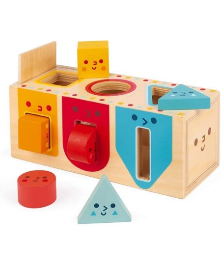 Geometric Shapes 6 pc Wooden Sorting Box - Ages 12+ Months - J05330 $43.94 - Early Development & Activity Toys