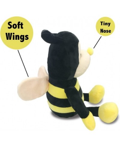 Plush Nana The Bee with Smile Face and Yellow Wings Bumblebee Animal Shaped Soft Toy Present for Children 12 inch Head to Toe...