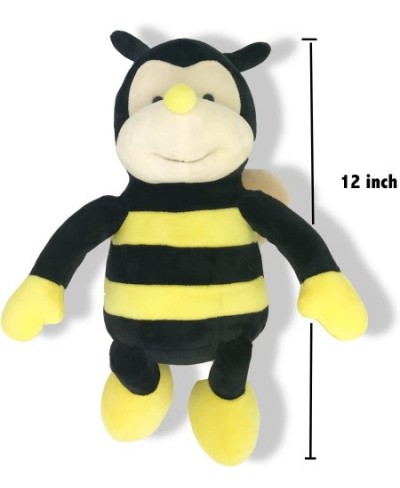 Plush Nana The Bee with Smile Face and Yellow Wings Bumblebee Animal Shaped Soft Toy Present for Children 12 inch Head to Toe...