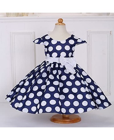 Girls Polka Dots Cap Sleeves Princess Skirt Bowknot Tutu Dress Mouse Ears Headband $38.36 - Kids' Costumes