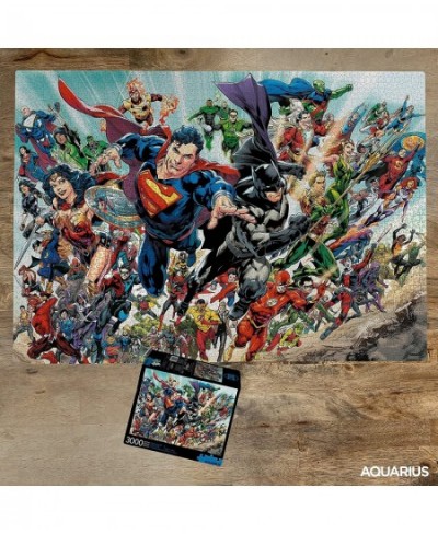 DC Comics Puzzle Cast (3000 Piece Jigsaw Puzzle) - Officially Licensed DC Comics Merchandise & Collectibles - Glare Free - Pr...