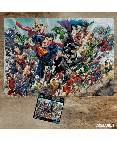 DC Comics Puzzle Cast (3000 Piece Jigsaw Puzzle) - Officially Licensed DC Comics Merchandise & Collectibles - Glare Free - Pr...