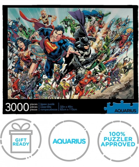 DC Comics Puzzle Cast (3000 Piece Jigsaw Puzzle) - Officially Licensed DC Comics Merchandise & Collectibles - Glare Free - Pr...