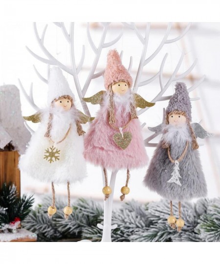 3Pcs Angel Doll Pendant Xmas Tree Hanging Pendant Xmas Doll Hanging Angel for Christmas Party New Year Birthday Party Wedding...