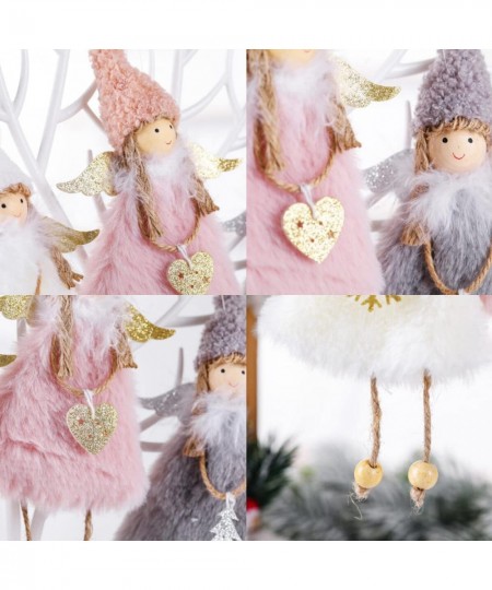 3Pcs Angel Doll Pendant Xmas Tree Hanging Pendant Xmas Doll Hanging Angel for Christmas Party New Year Birthday Party Wedding...