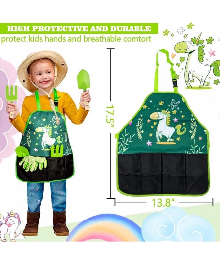 Childrens Gardening Set Kids Garden Tool Set Kid's Gardening Gift Childs outdoor Gardening Set Fishing Net Apron Kettle For K...