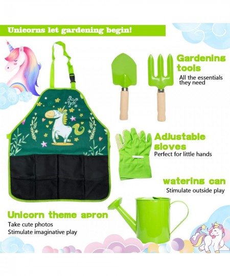 Childrens Gardening Set Kids Garden Tool Set Kid's Gardening Gift Childs outdoor Gardening Set Fishing Net Apron Kettle For K...