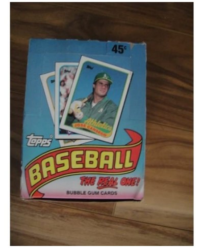 1989 BASEBALL WAX BOX $61.33 - Trading Cards & Accessories