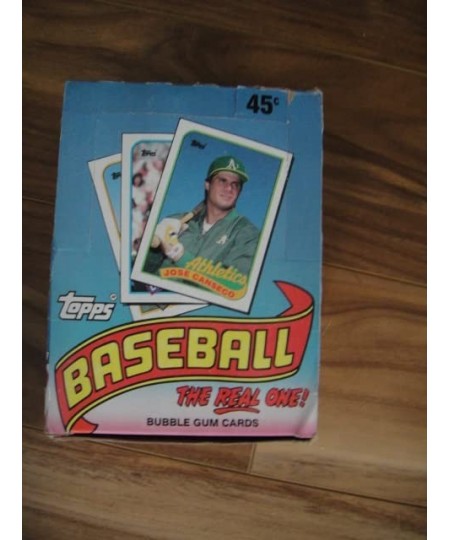 1989 BASEBALL WAX BOX $61.33 - Trading Cards & Accessories