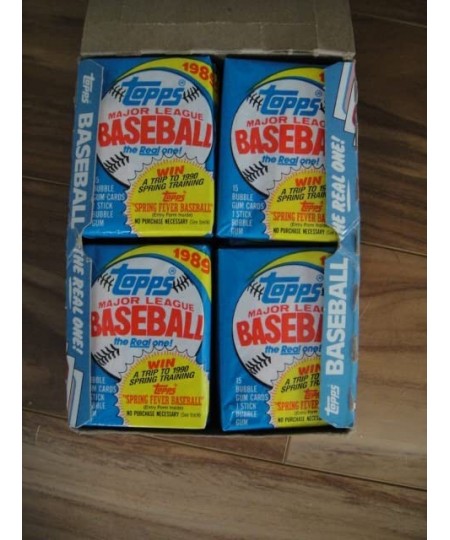 1989 BASEBALL WAX BOX $61.33 - Trading Cards & Accessories